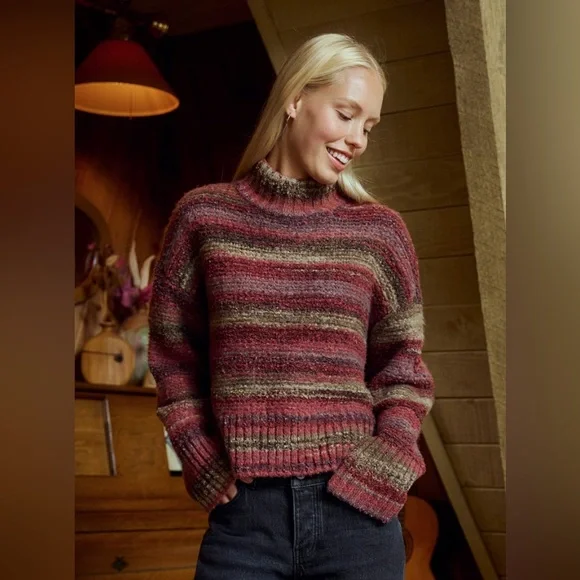 prAna NWT Unbounded Mock Neck Pullover Sweater - Picture 2 of 9